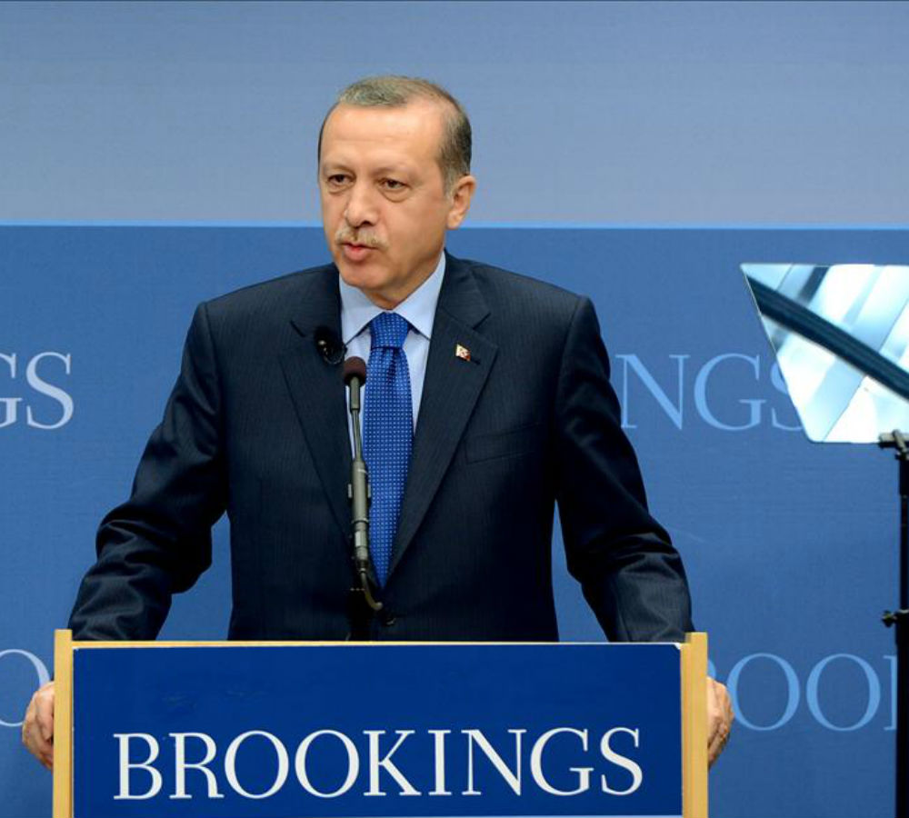 Turkish businesswoman arranged Erdoğan’s speech at Brookings, daily claims