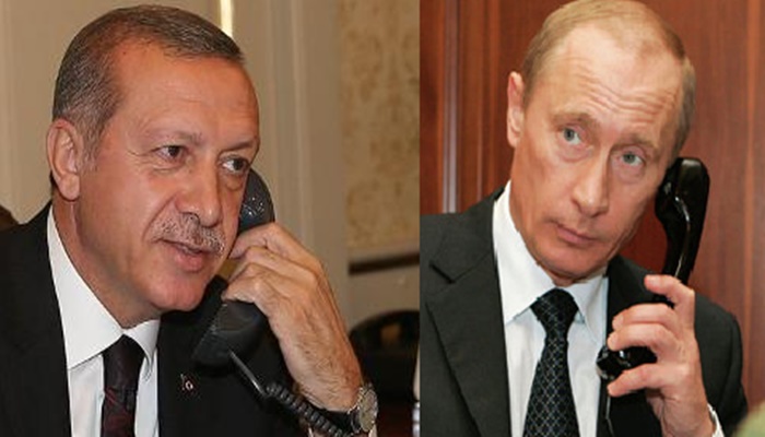 Image result for photos of president on phone with erdogan