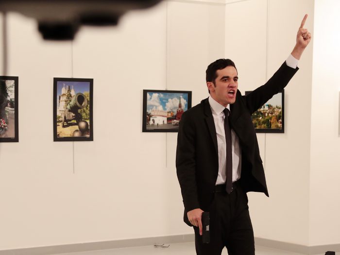 Killer of Russian ambassador visited art gallery for another exhibit on Friday