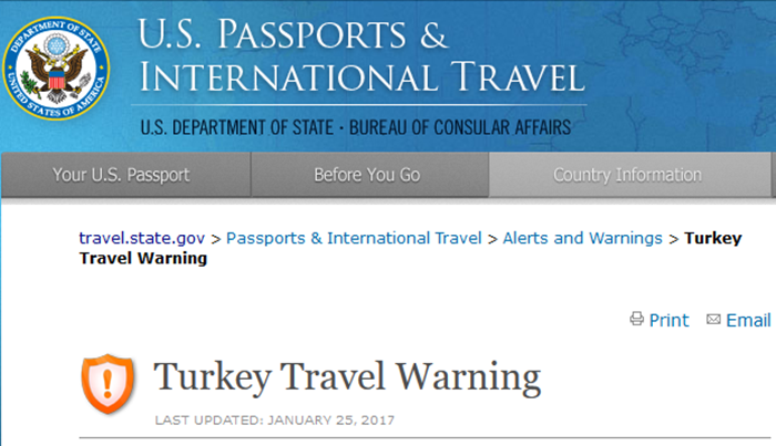 us travel advisory for turkey