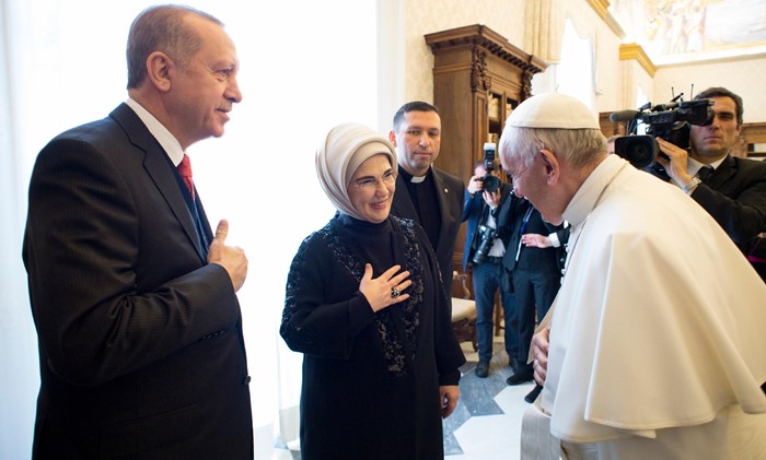 Αποτέλεσμα εικόνας για Erdogan in Pope