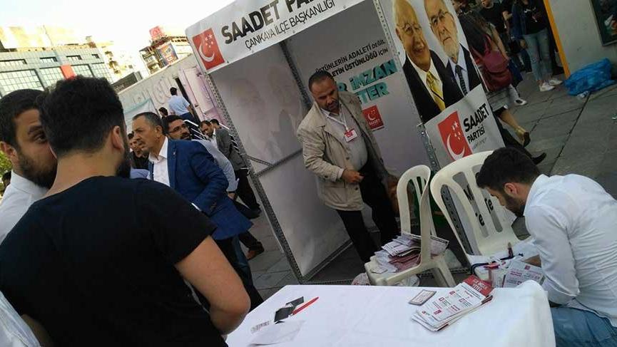 Opposition party’s campaign booth attacked in Ankara