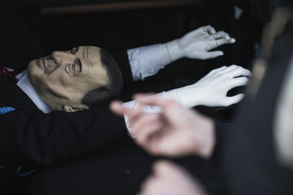 President Recep Tayyip Erdogan effigy