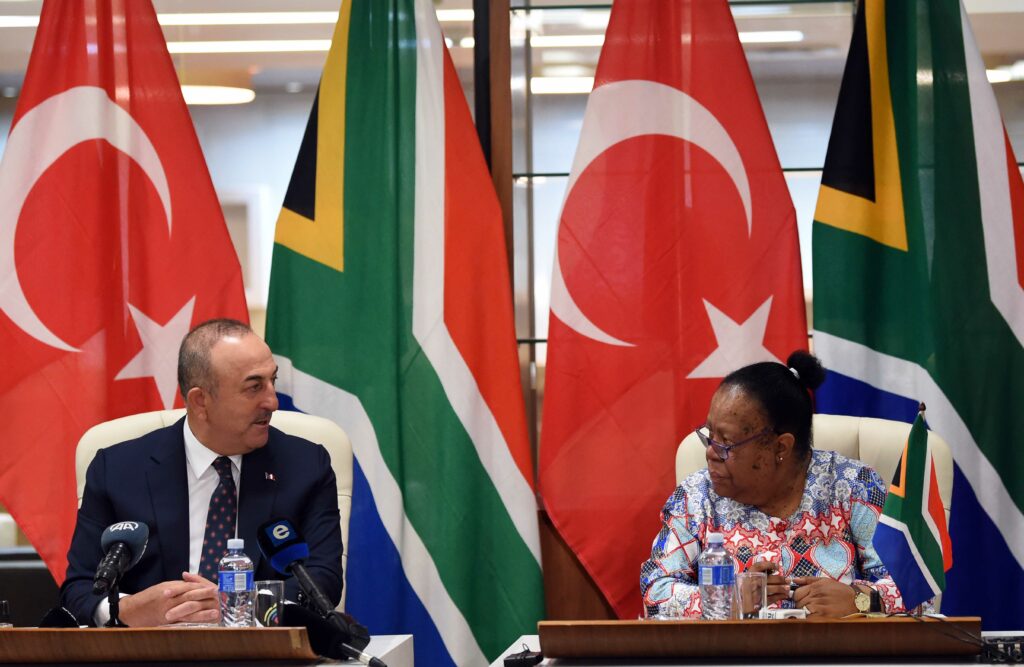 Mevlut Cavusoglu and Naledi Pandor