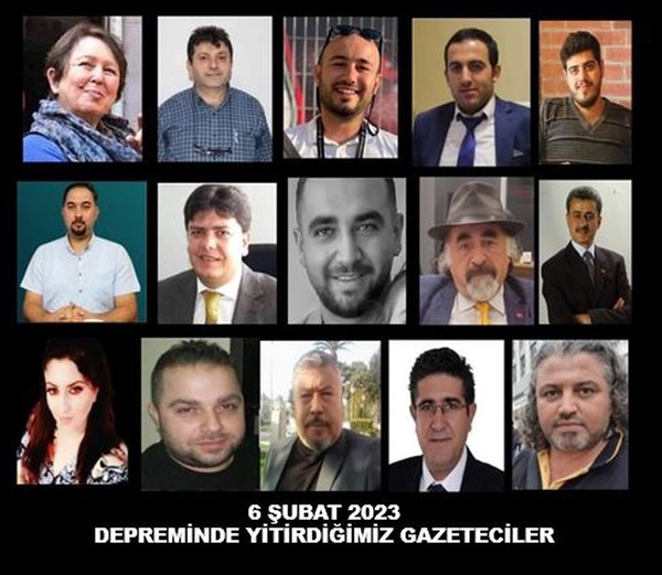Turkey journalists earthquake