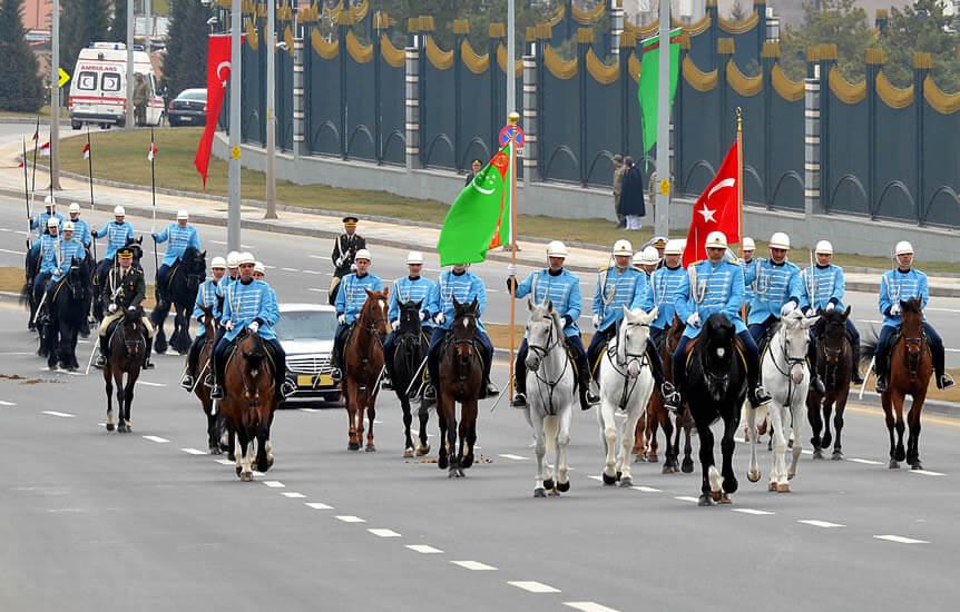 Recep Tayyip Erdogan horses