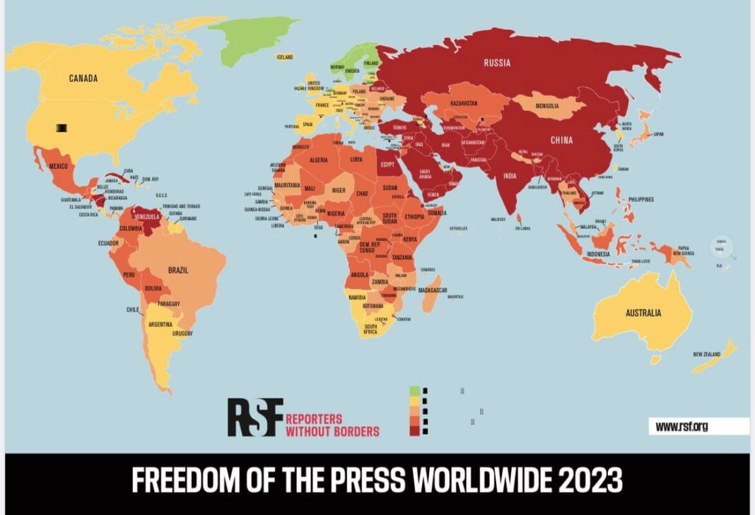 Reporters Without Borders report