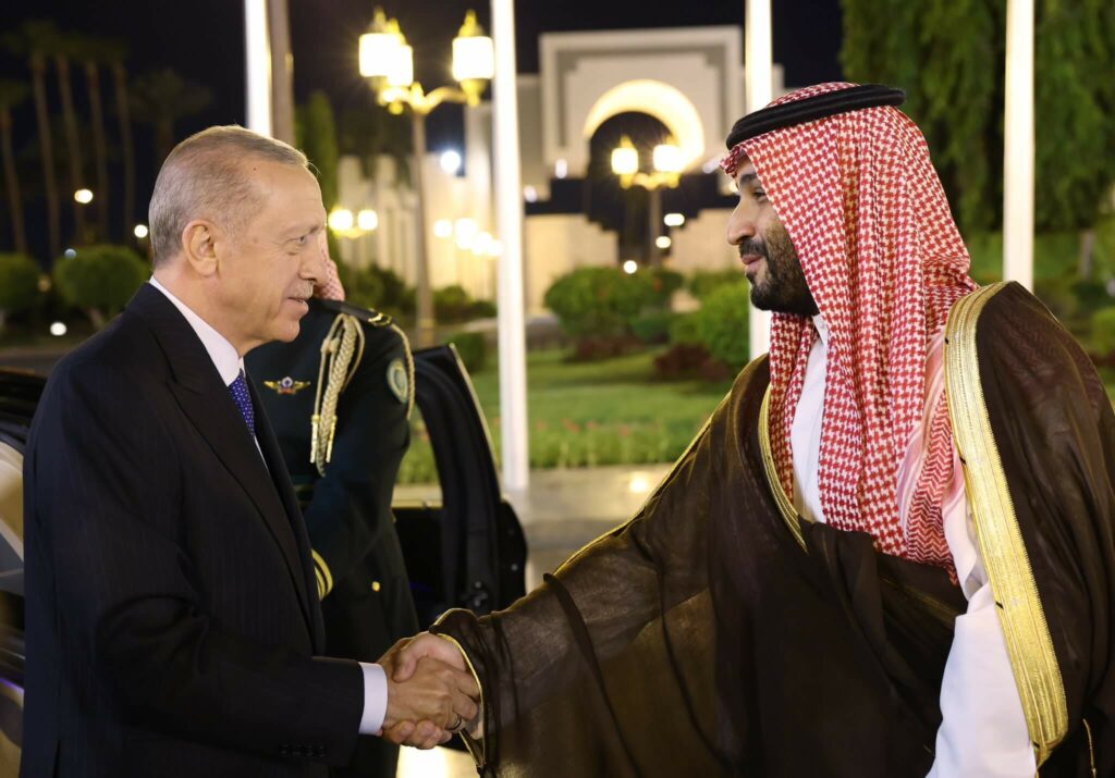 Recep Tayyip Erdogan Mohammed bin Salman