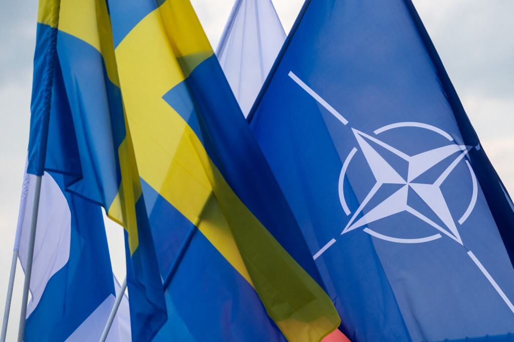 Sweden NATO flags