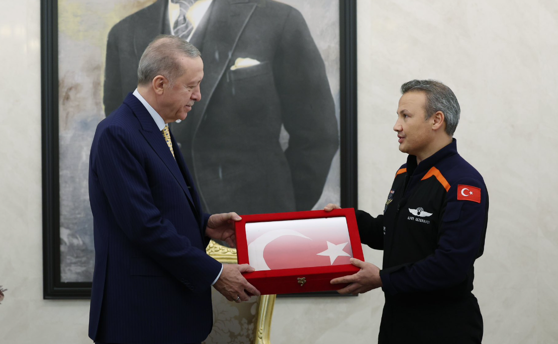 Turkey welcomes its first astronaut after the ISS mission