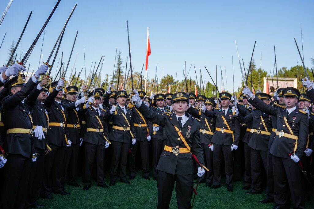 Military school valedictorian faces expulsion from Turkish army for chanting secular slogan Military school valedictorian faces expulsion from Turkish army for chanting secular slogan