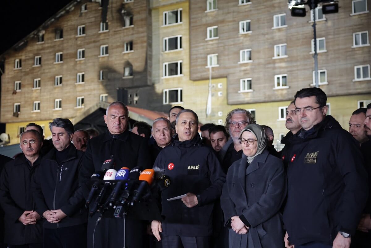 Turkey’s top bar association urges investigation of ministry officials over deadly hotel fire