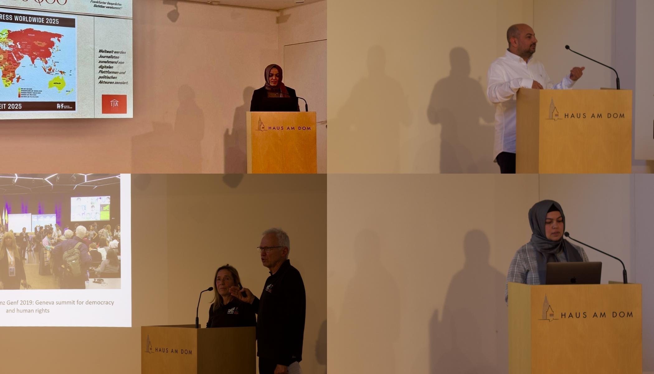 Exile, digital censorship and fight for press freedom take center stage at journalism event in Frankfurt