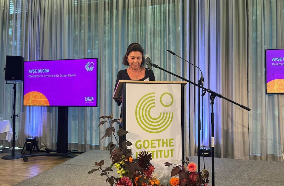Germany awards prestigious Goethe Medal to jailed businessman Kavala