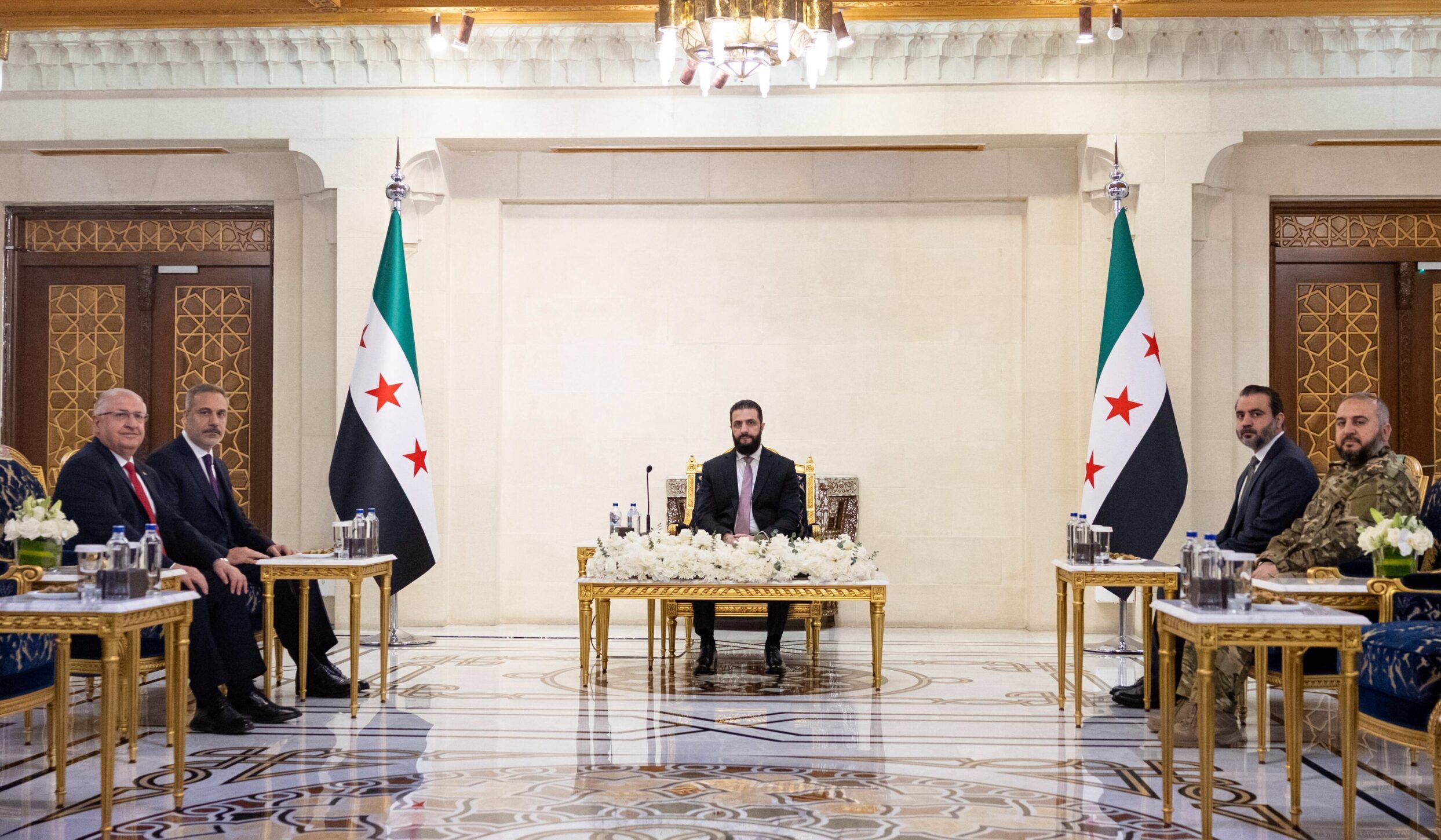 Turkish ministers have talks with Syria’s al-Sharaa in Damascus
