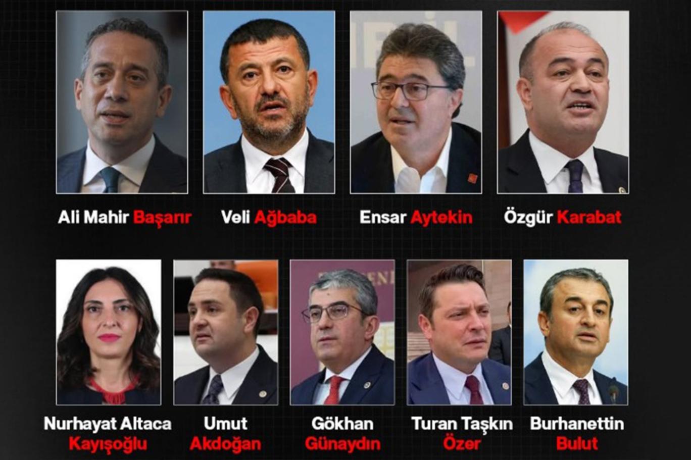 Turkey’s main opposition CHP loses 9 lawmakers from party rolls amid leadership fight