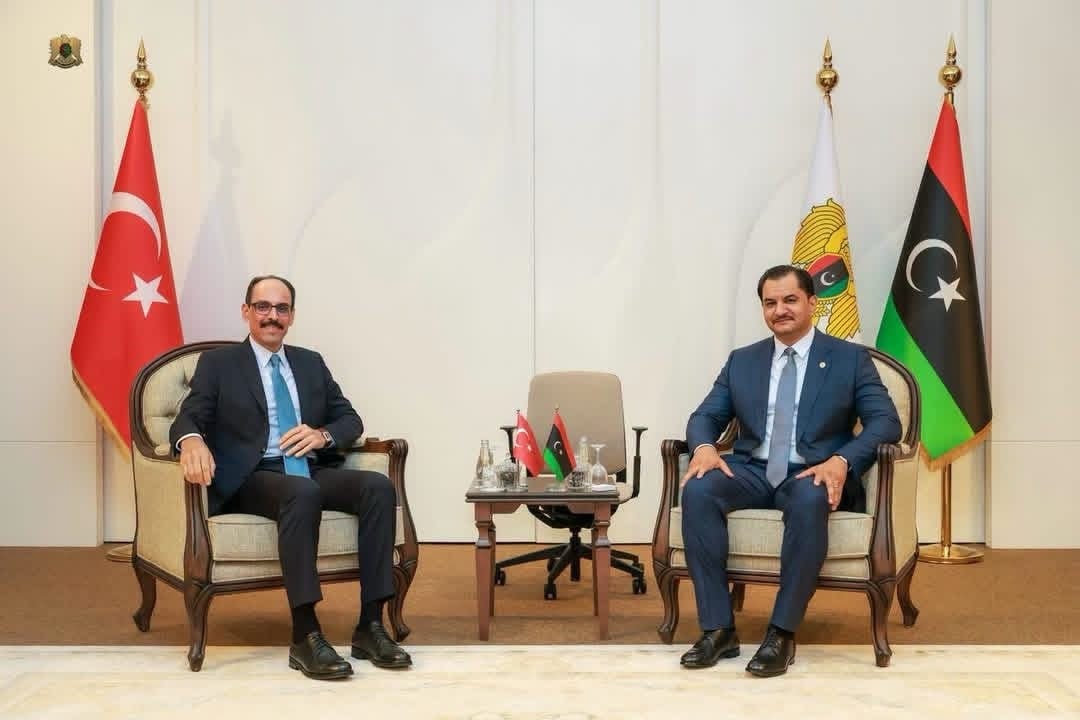Turkish intelligence chief meets with son of eastern Libya commander Haftar in Benghazi