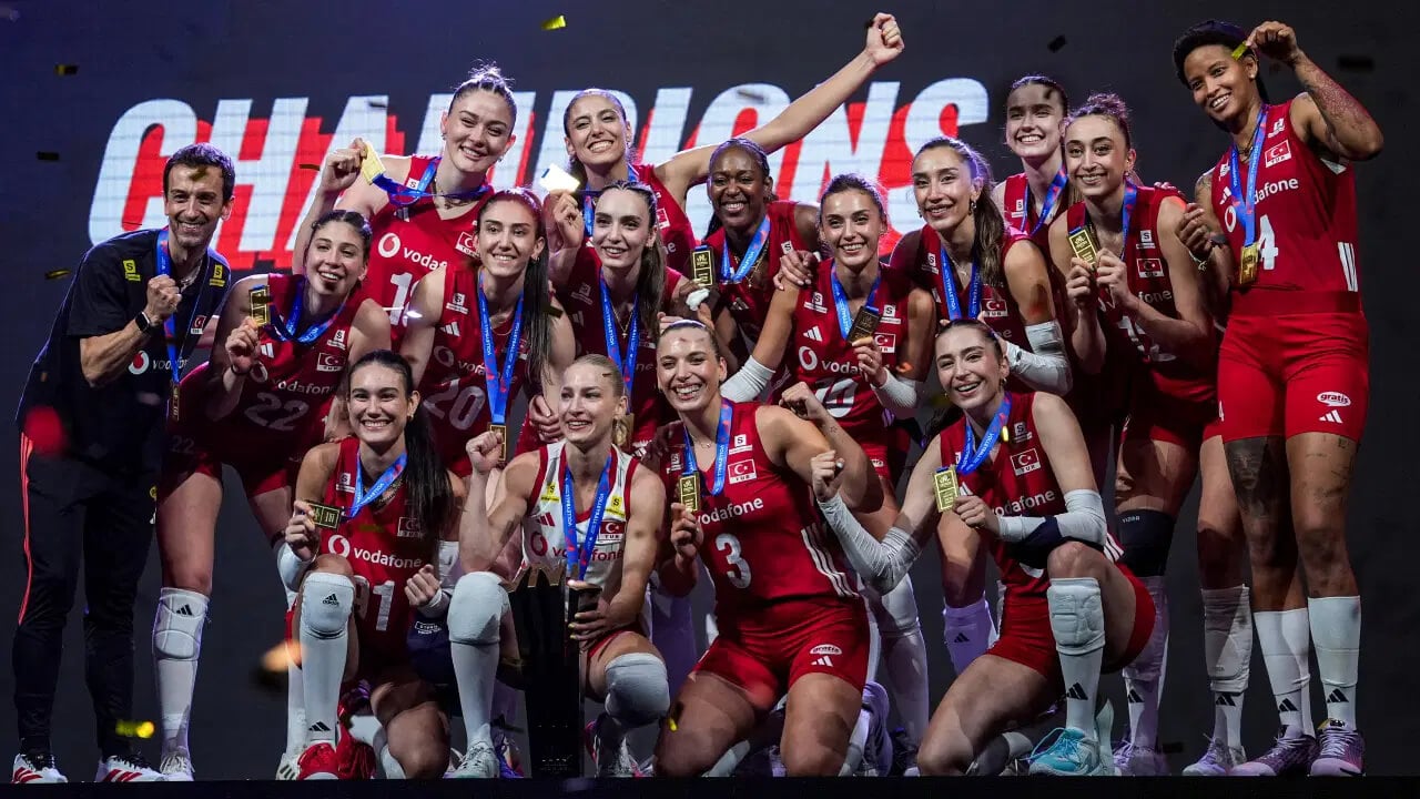 Turkey beats Brazil to win 2nd Women’s Volleyball Nations League title 